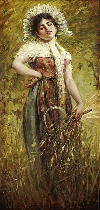 Giovane contadina